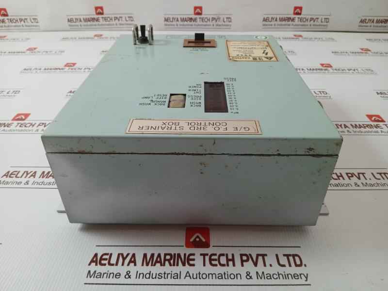 G/E F.O. 3Rd Strainer Control Box Kanagawa Kiki Kogyo 0.00-0.10 Mpa