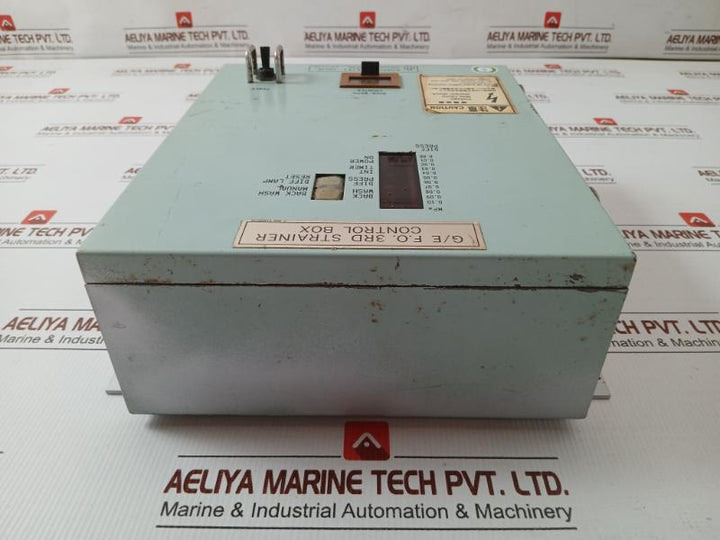 G/E F.O. 3Rd Strainer Control Box Kanagawa Kiki Kogyo 0.00-0.10 Mpa