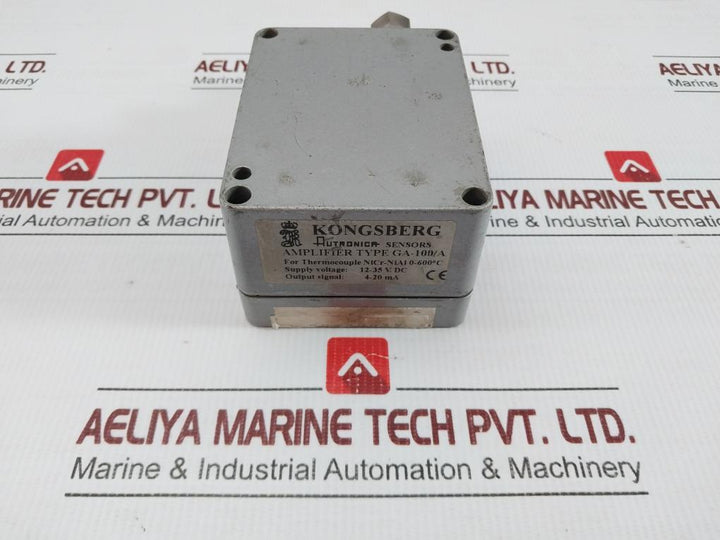 Ga-100/A Thermocouple Amplifier Connection Box Kongsberg 12-35V Dc