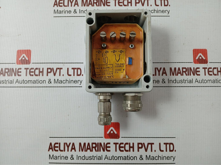 Ga-100/E Kongsberg Thermocouple Amplifier Connection Box 12-40V