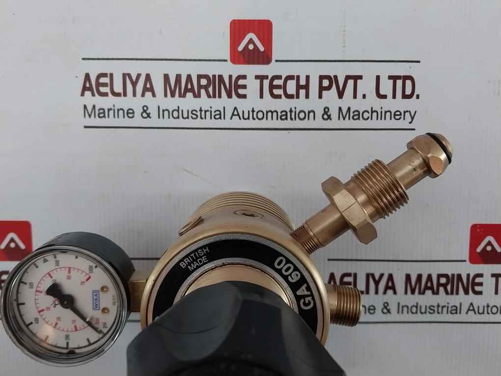 Wika Ga600 0-41 Bar High Pressure Gas Regulator 0-1000 Psi