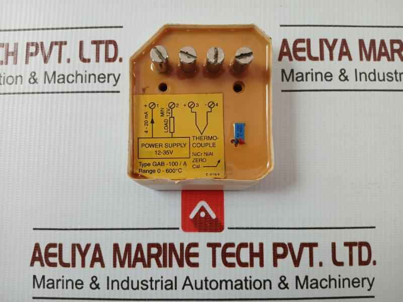 Gab-100/A Thermocouple Amplifier Kongsberg 12-35V