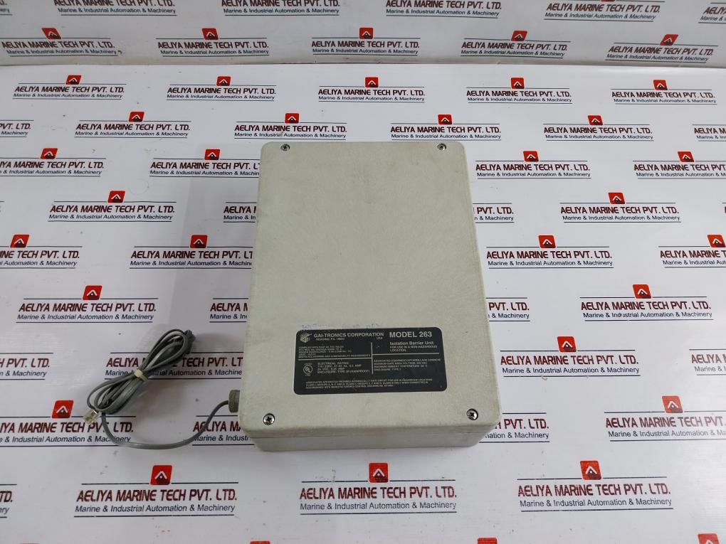 Gai-tronics 263 Isolation Barrier Unit W/ Shunt Diode Barrier 69144-001 110/220V