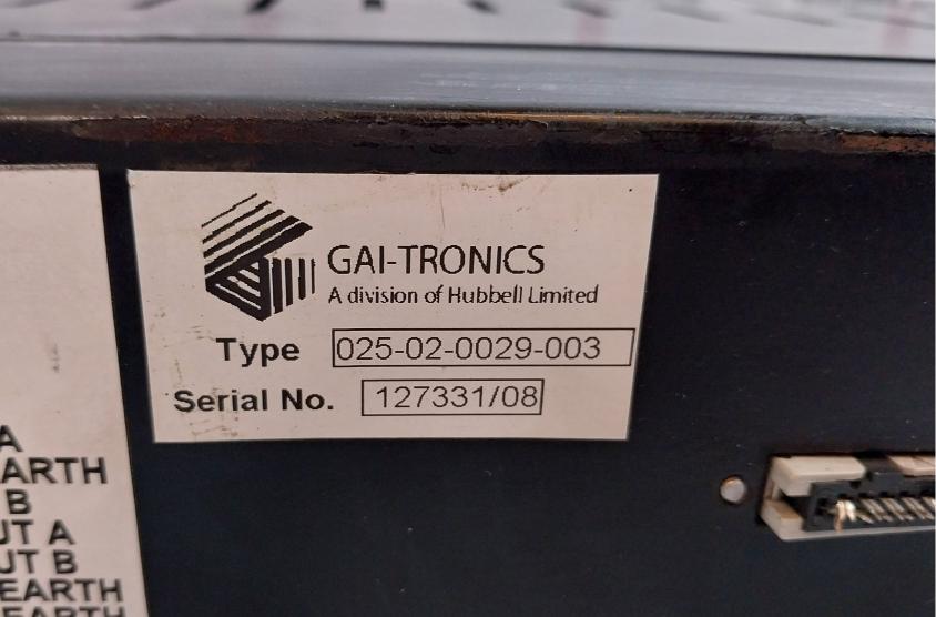 Gai-tronics 300-i Elemec Plus Power Amplifier 50/60Hz