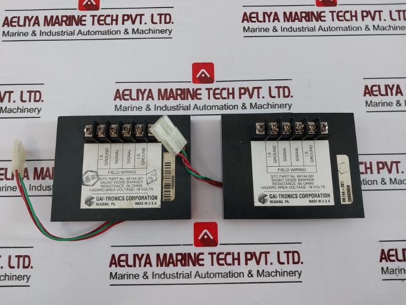 Gai-tronics 69144-001 Shunt Diode Barrier 18 Volts 66 Ohms