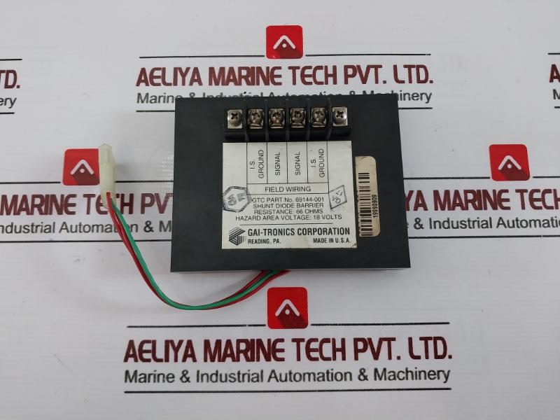 Gai-tronics 69144-001 Shunt Diode Barrier 18 Volts 66 Ohms
