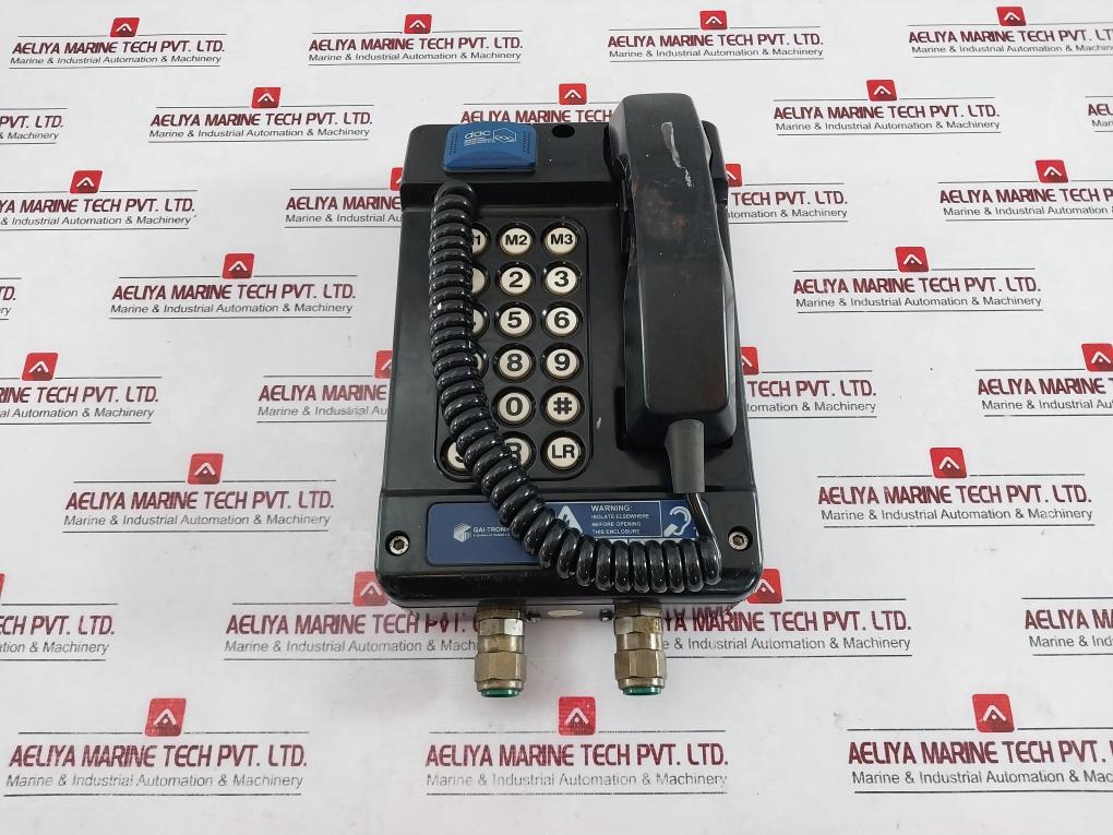 Baseefa Ex Gai-tronics Auteldac 4 Industrial Telephone Baseefa 03 Atex 0617 ...