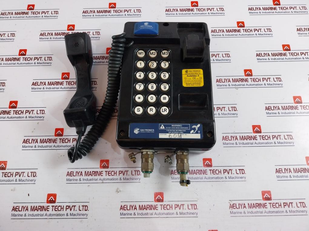 Gai-tronics Auteldac 5 Telephone Baseefa14Atex0362