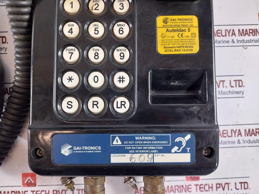 Gai-Tronics Auteldac 5 Telephone BASEEFA14ATEX0362