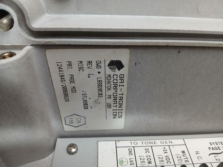 Gai-tronics Misc Gtl89020