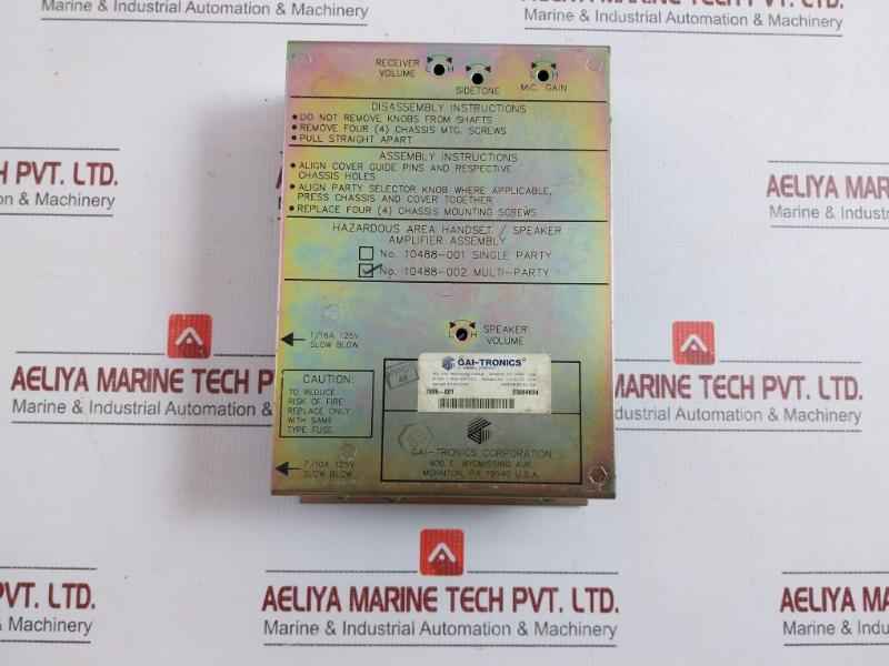 Gai-tronics Speaker Amplifier Assembly Pcb 10488-002