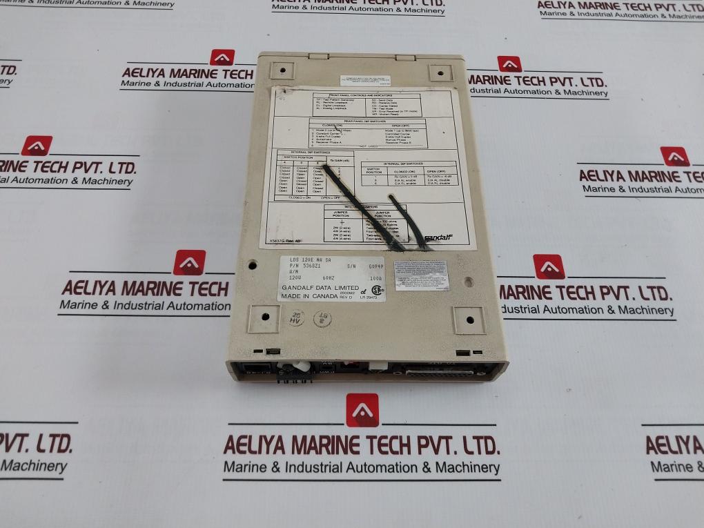Gandalf Lds 120E Limited Distance Modem 5368Z1 120V 60Hz 100A 2000M2 Rev.D