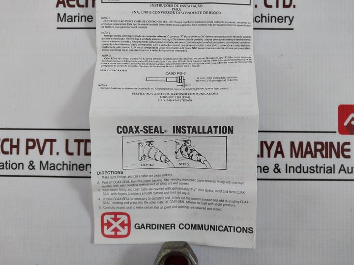Gardiner 75042-7680 Rf Module Coax-seal 950-2000 Mhz