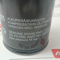 Gardner Denver 89559379 High Pressure Oil Filter 15 Bar