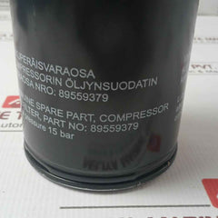 Gardner Denver 89559379 High Pressure Oil Filter 15 Bar