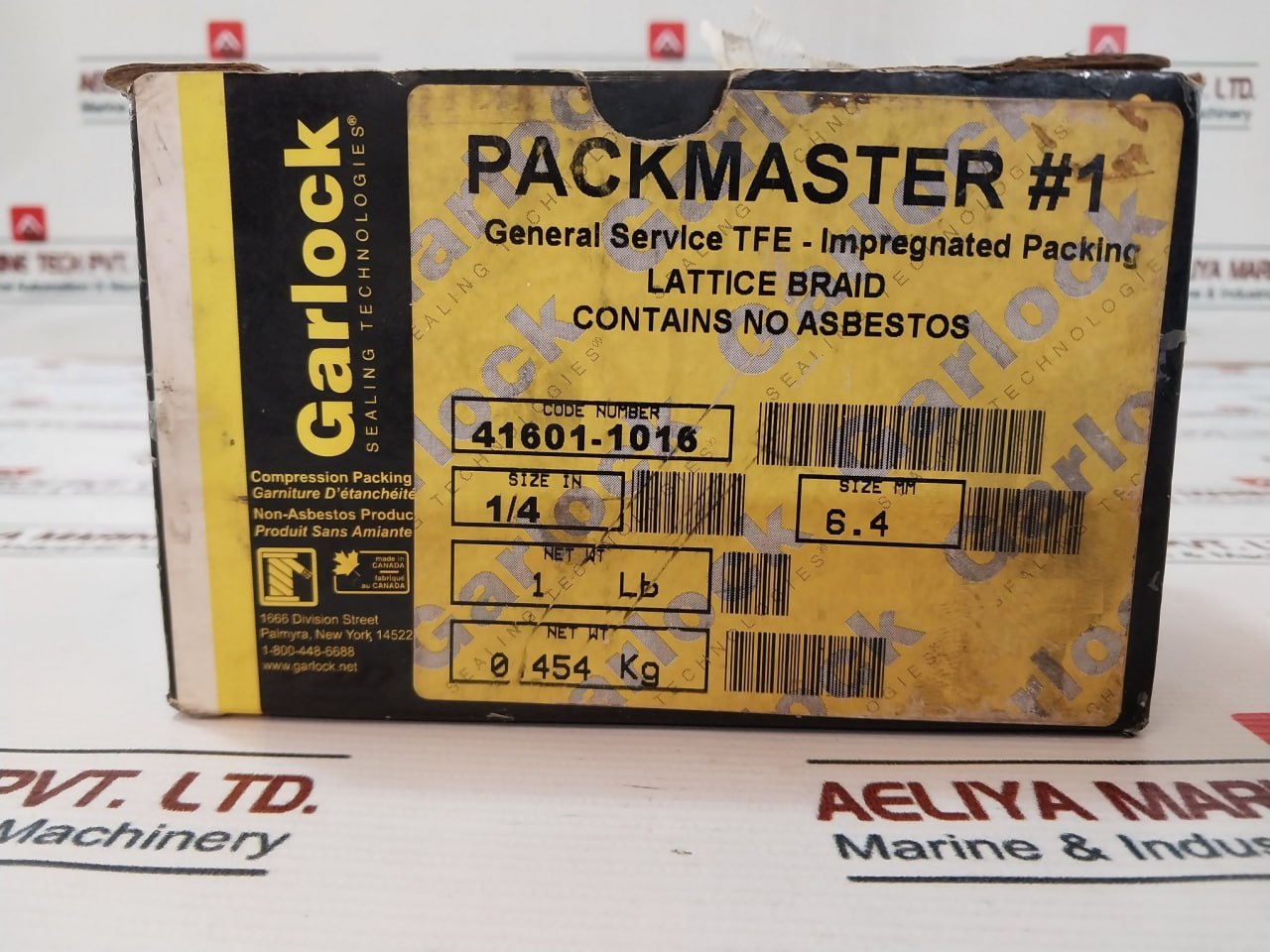 Garlock 09976-0116 1/8 Pump Compression Packing