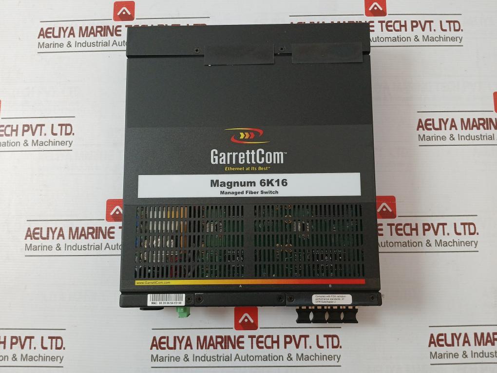 Garrettcom Magnum 6K16 Managed Fiber Switch 100-240Vac 47-63Hz