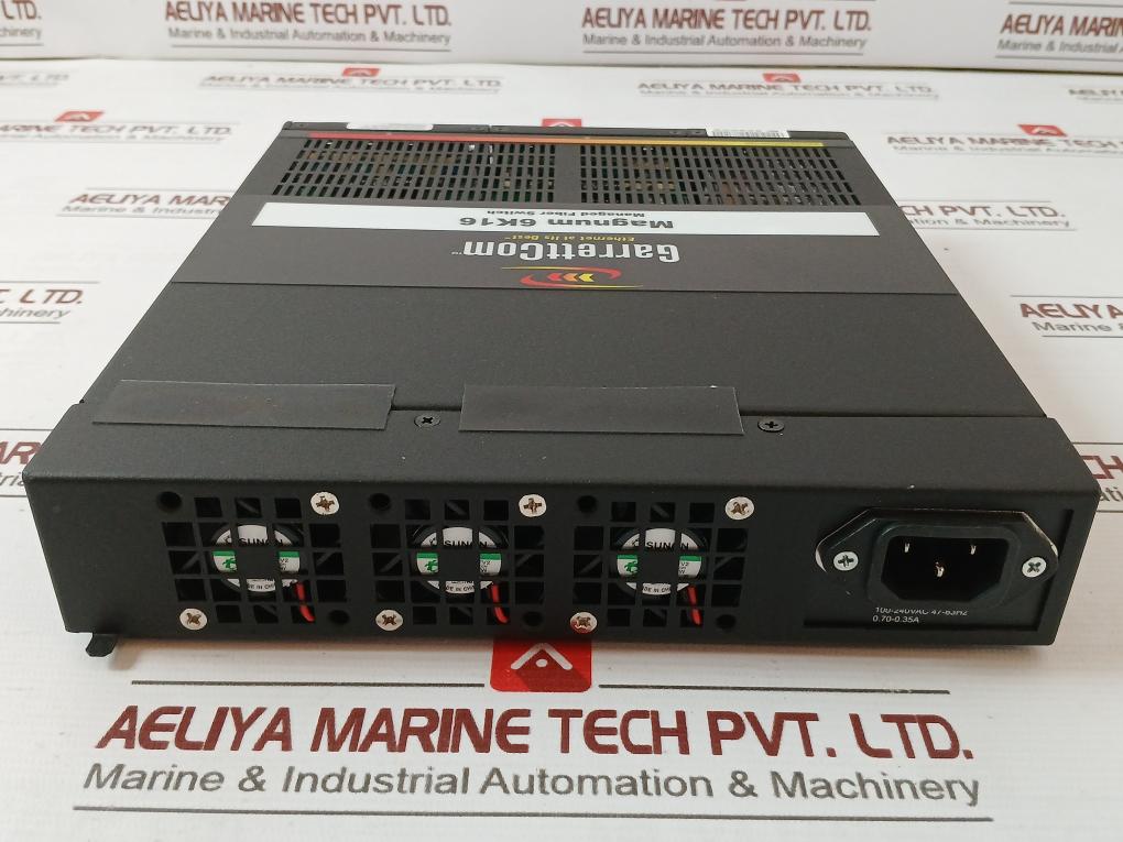 Garrettcom Magnum 6K16 Managed Fiber Switch 100-240Vac 47-63Hz