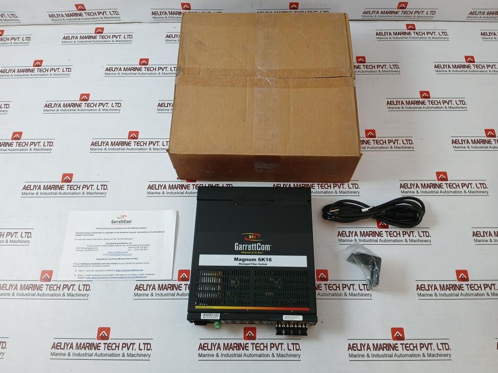 Garrettcom Magnum 6K16 Managed Fiber Switch 100-240Vac 47-63Hz
