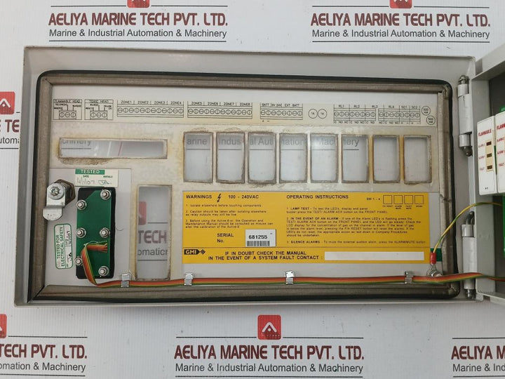 Gas Detection System Lel Control Panel 100-240Vac Active-8 Gmi