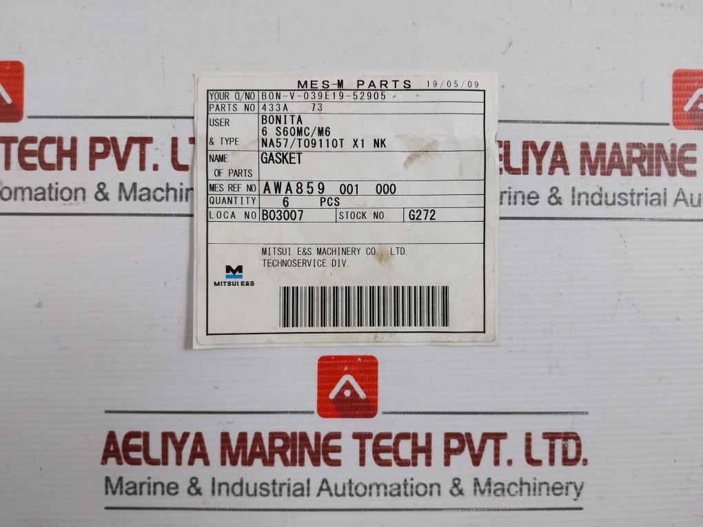 Gasket Kit Brand Mitsui 433A-f11