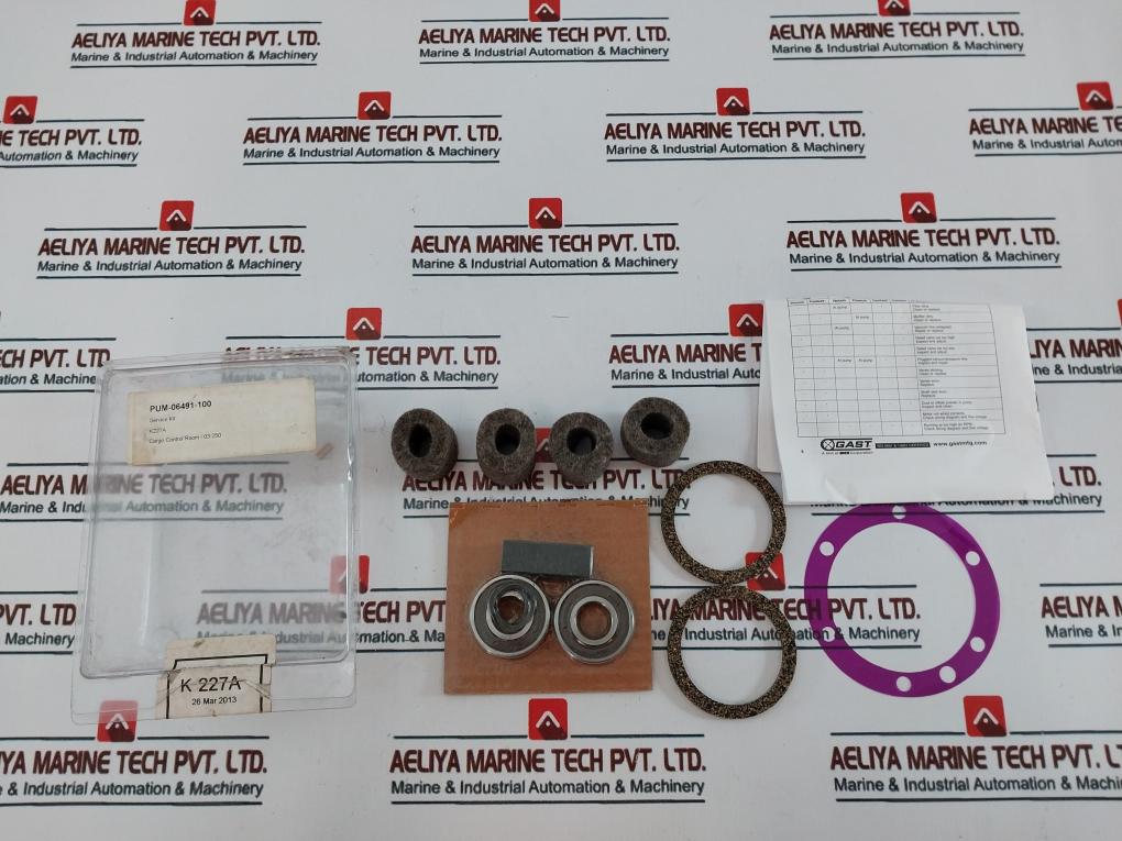 Gast K 227a Service Kit for Oil-less Rotary Vane Vacuum Pumps & Compressors