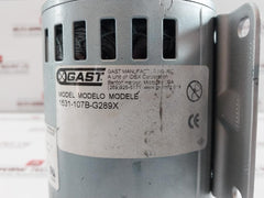Gast Rotary Vane Vacuum Pump 220-240V 60/50Hz, 1531-107B-g289X