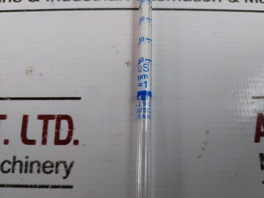 Gastec 4ll Hydrogen Sulphide Detector Tube Measuring Range 0.25-120 Scale Range (2.5)-60 00290