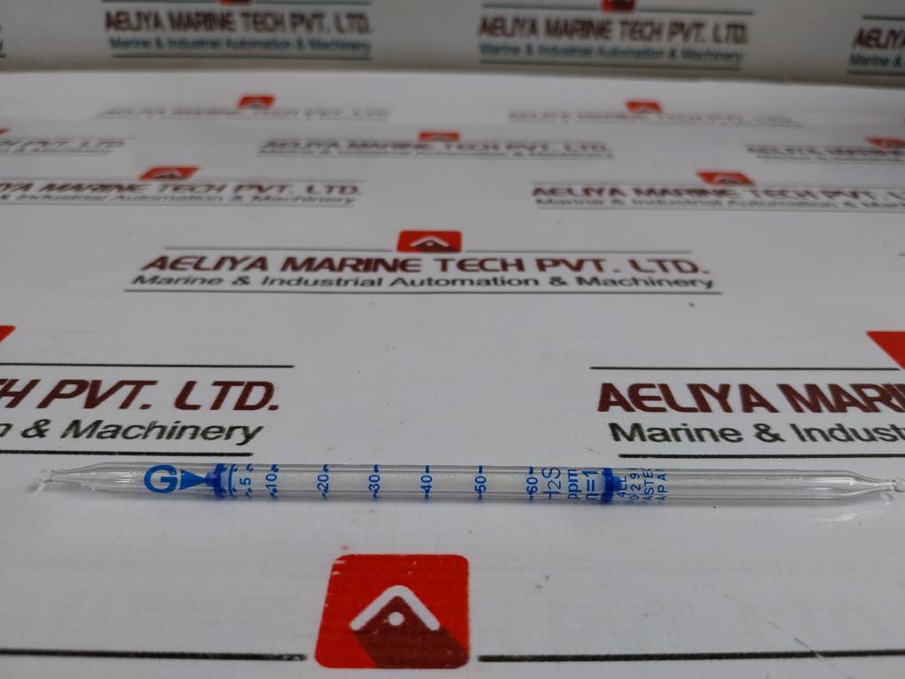 Gastec 4ll Hydrogen Sulphide Detector Tube Measuring Range 0.25-120 Scale Range (2.5)-60 00290