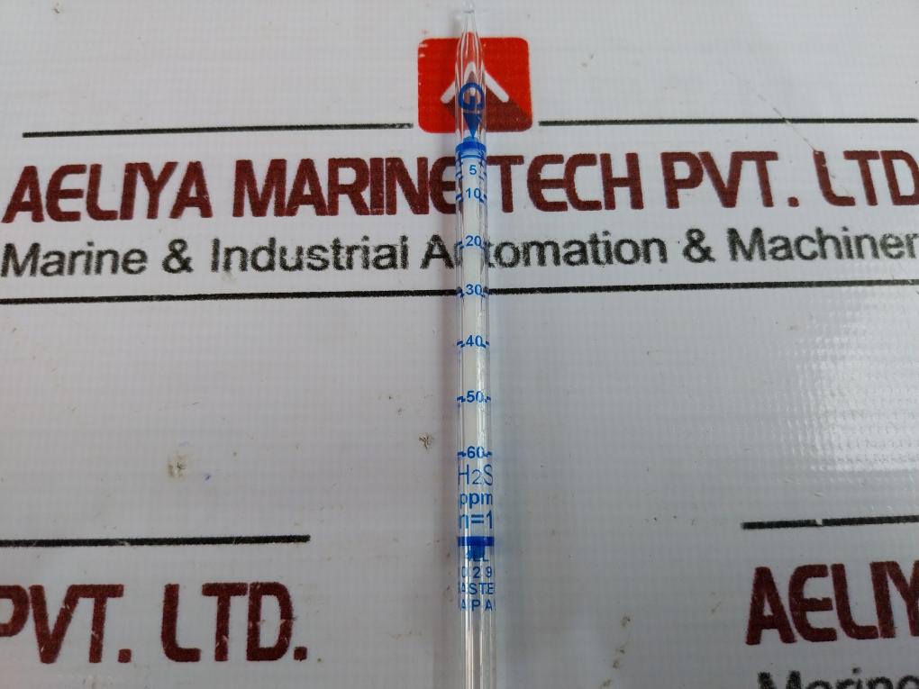 Gastec 4ll Hydrogen Sulphide Detector Tube Measuring Range 0.25-120 Scale Range (2.5)-60 00290