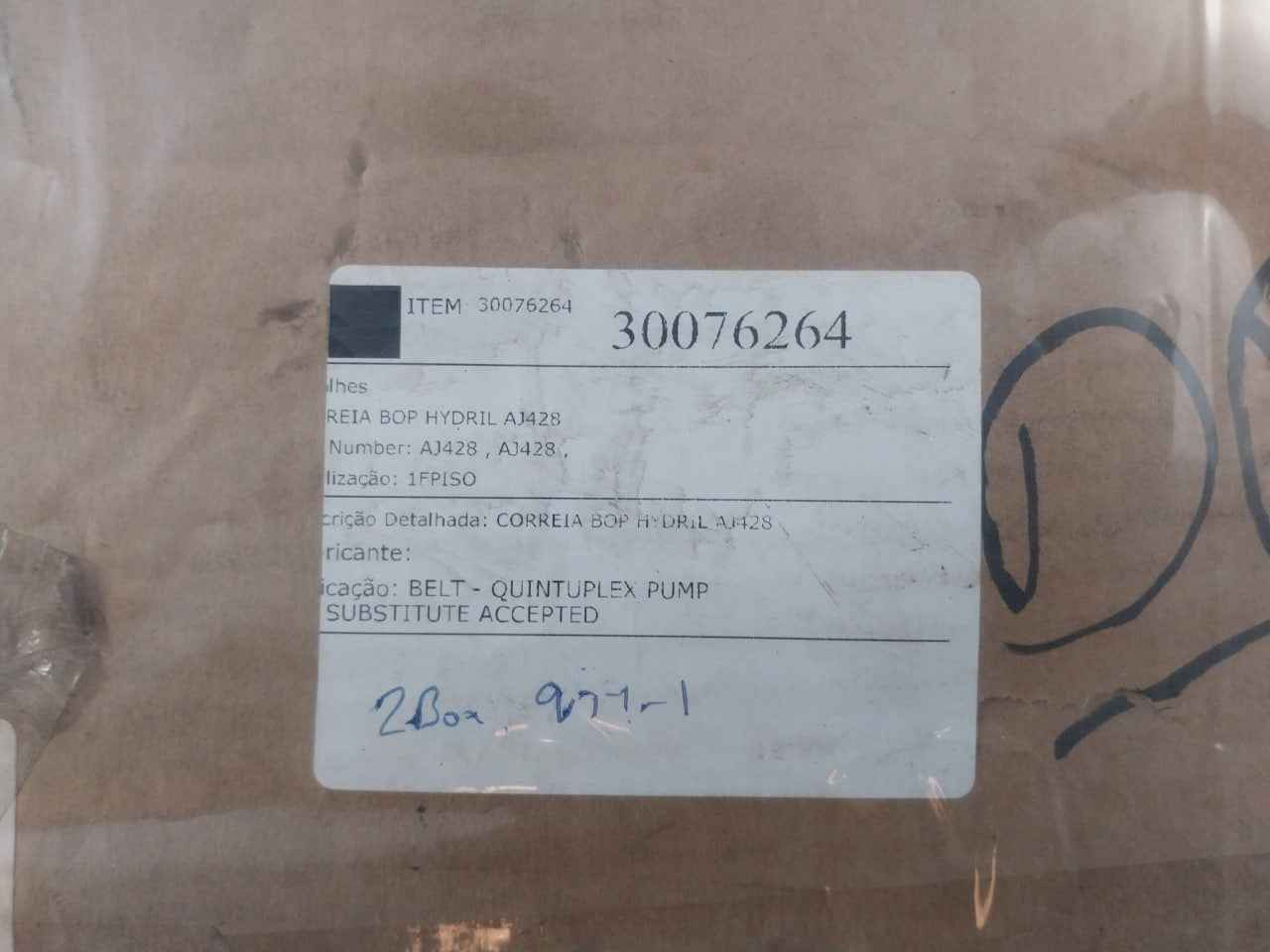 Gates 3/5Vx1250 Super Hc Powerband V-belt Aj428