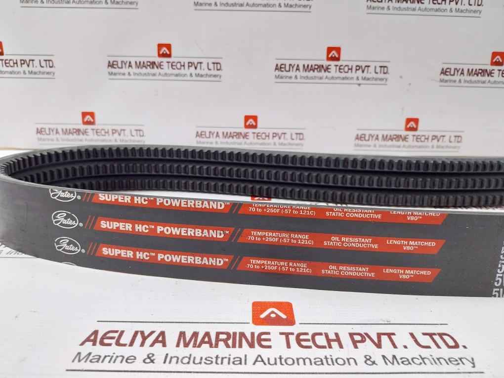 Gates 3/5Vx1250 Super Hc Powerband V-belt Aj428