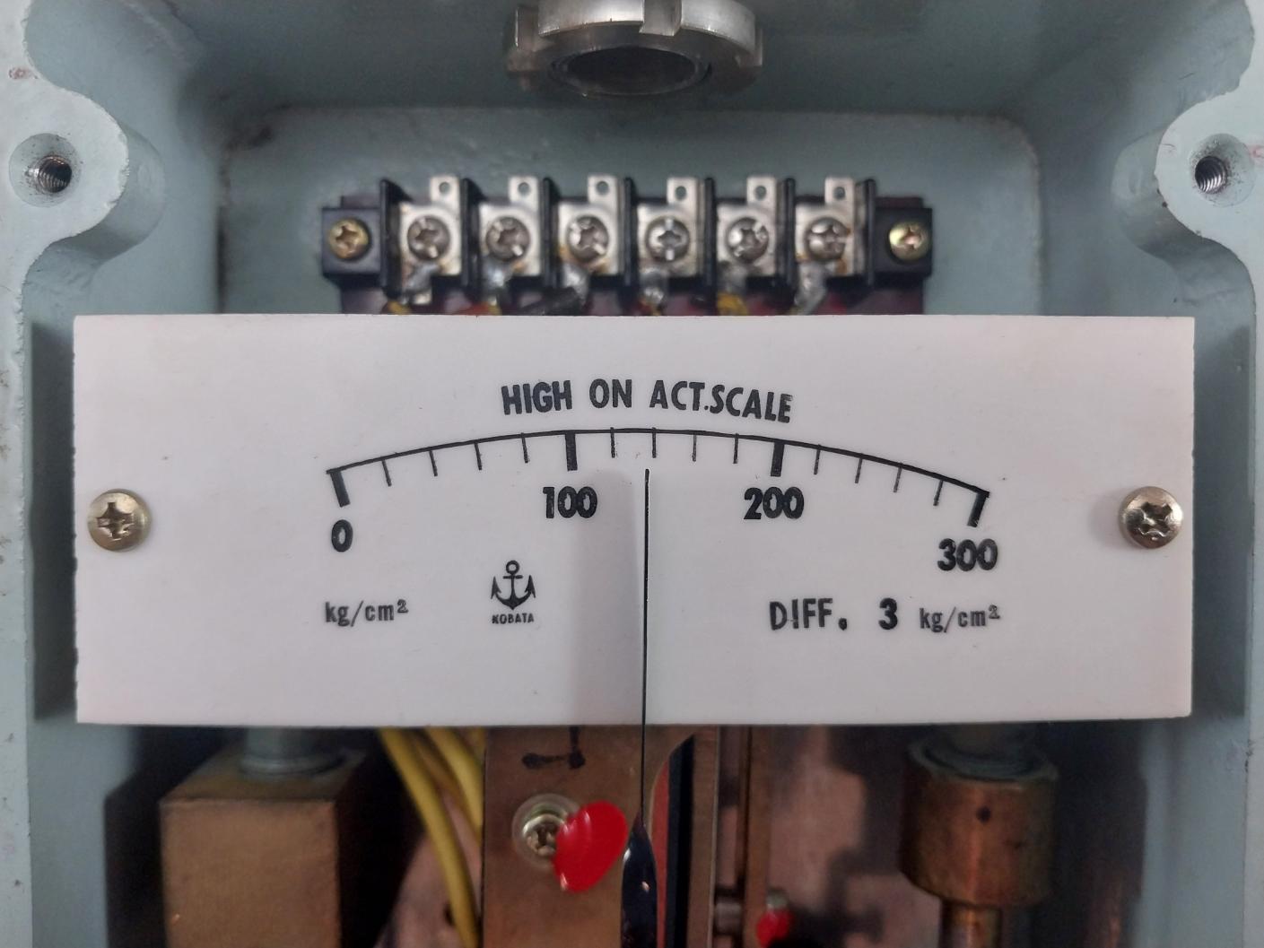 Ba-3C Pressure Switch 300 Kg/Cm2 Kobata Gauge Ac 110 V