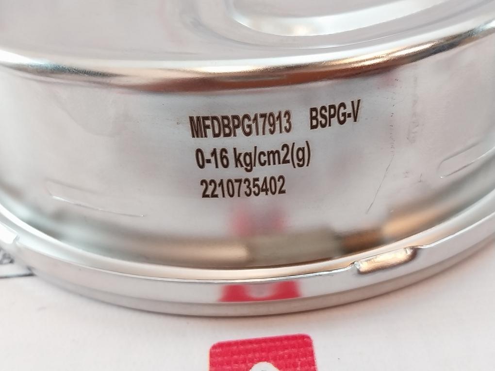 Gauges Bourdon Bspg-v Pressure Gauge 0-16 Kg/Cm2