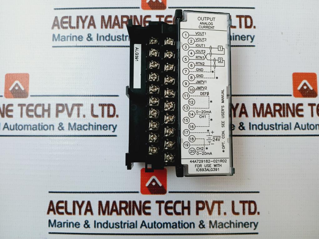 Ge-fanuc 44D750121 Terminal Block With Panel Accessory 44A729182-021R02