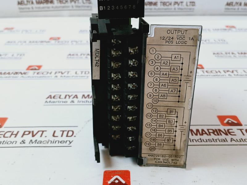 Ge-fanuc Ic693Mdl742 Positive Logic Output Module 12/24Vdc 1A Max/Pt
