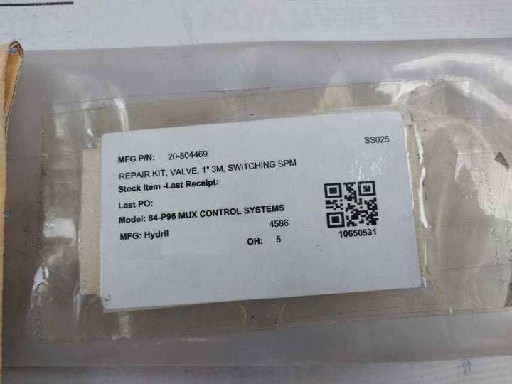 Ge 20-504470 Hydril Repair Kit 3K/5K Spm Valve Double Piloted 20-504469