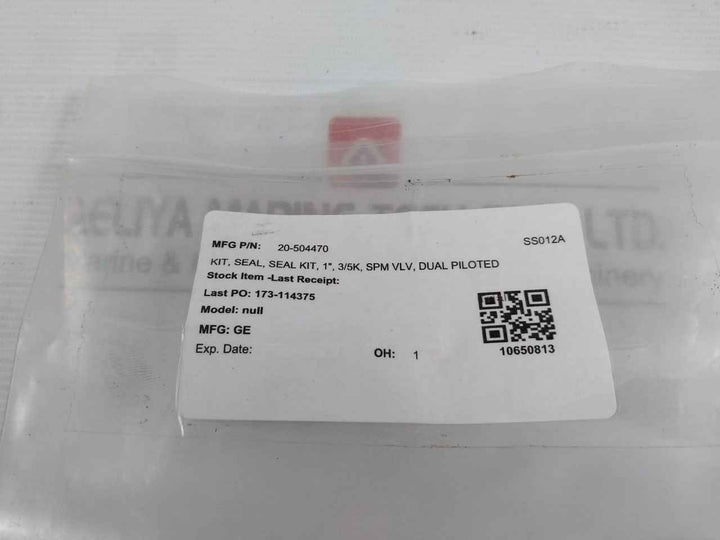 Ge 20-504470 Spm Valve Dual Piloted Seal Kit 1
