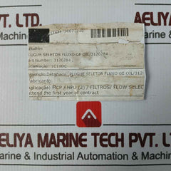 Ge 3120284 Flow Selector Plug