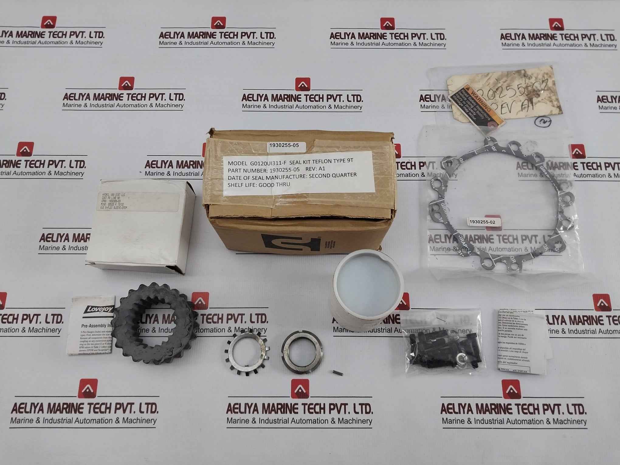 Ge 3141658-01 Pump Spare Kit S-flex Coupling Size 6 Seal Sleeve Rev A1