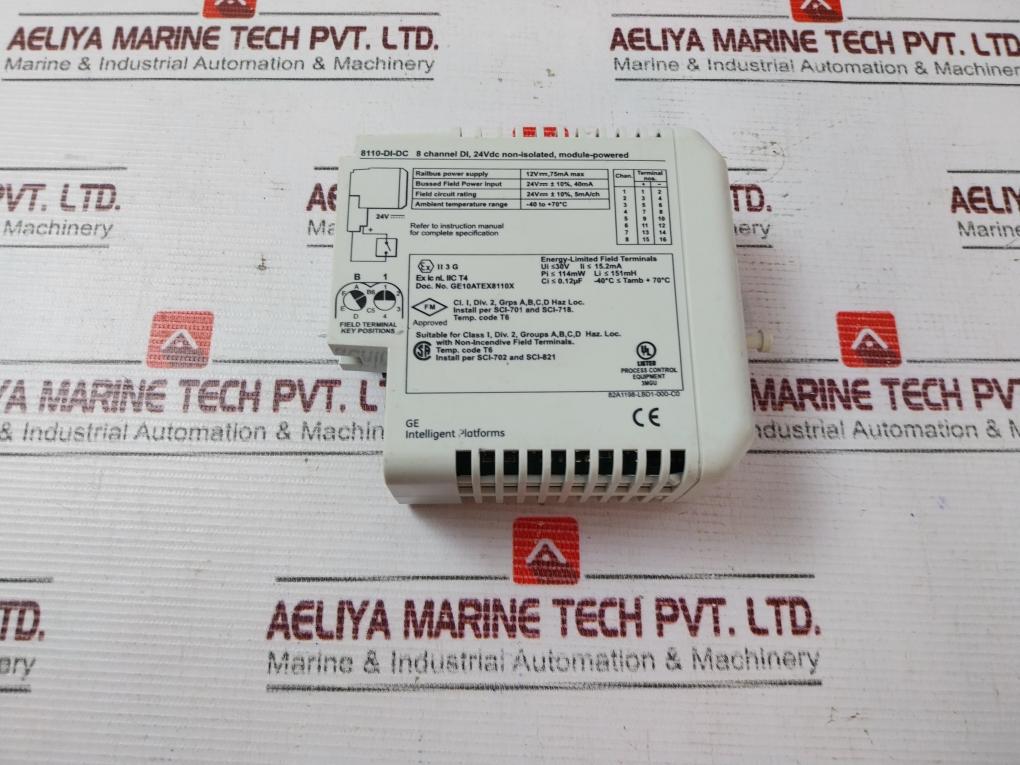Ge 8110-di-dc 8-channel Non-isolated Module Rev C 24Vdc