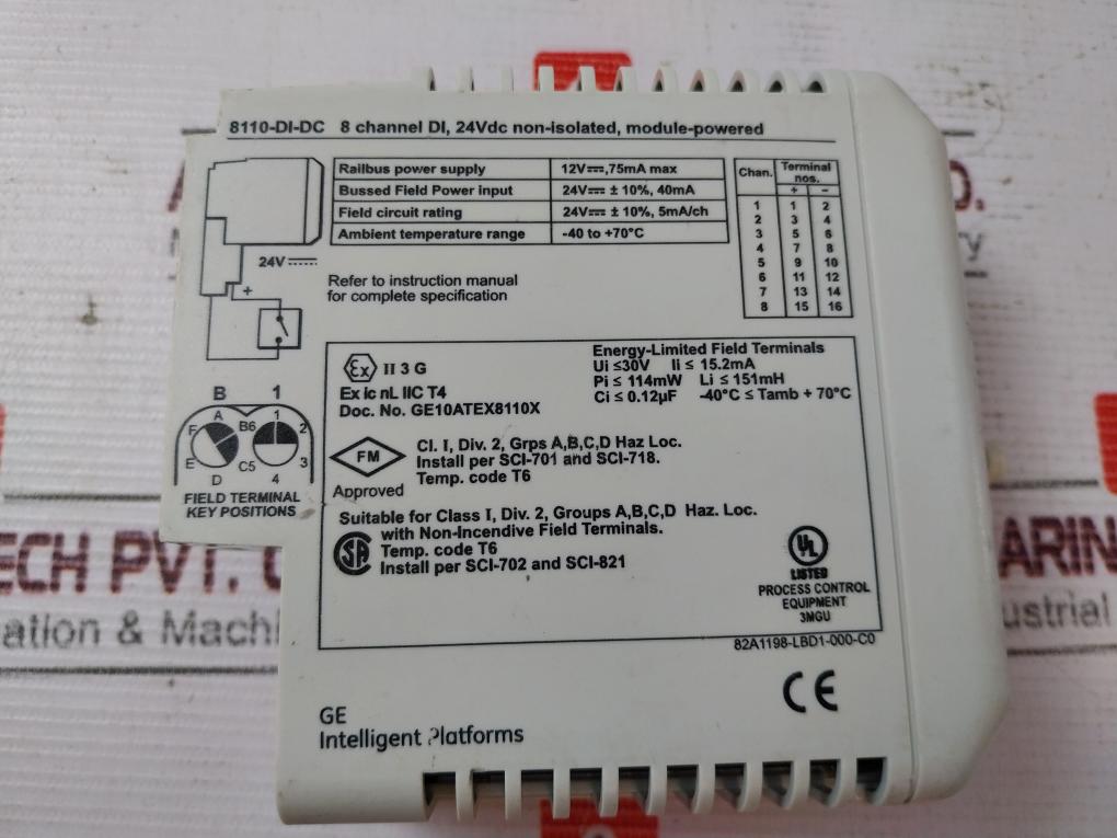 Ge 8110-di-dc 8-channel Non-isolated Module Rev C 24Vdc