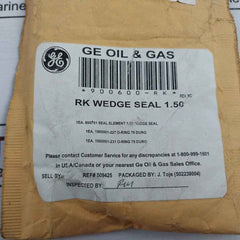 Ge 900600-rk Repair Application Bop 1.50 Wedge Seal Element Kit Rev.Nc