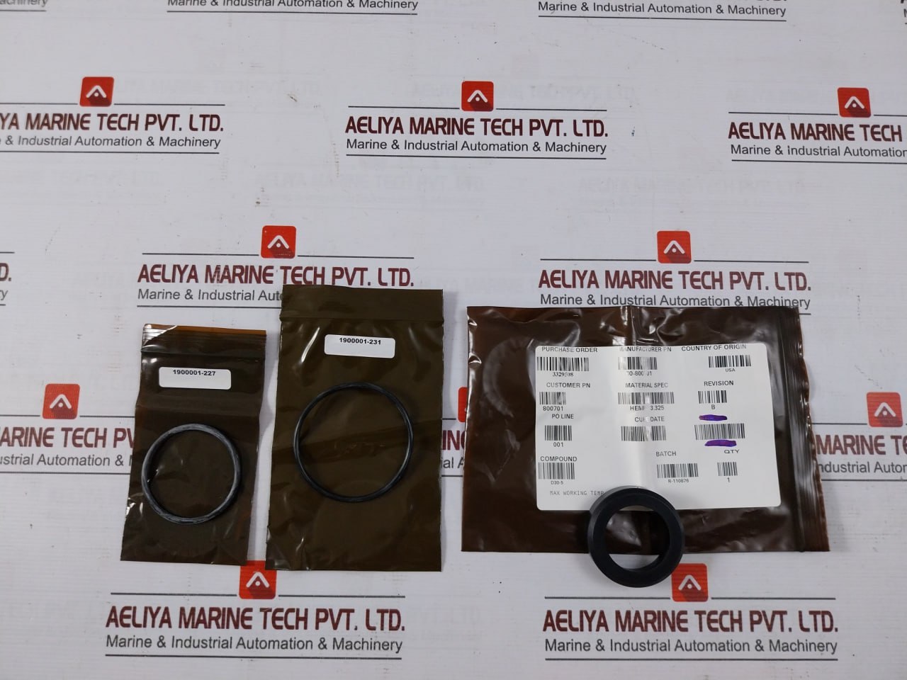 Ge 900600-rk Seal Element Kit 1.50 Wedge O-ring 70 Duro 2-231 (103655)