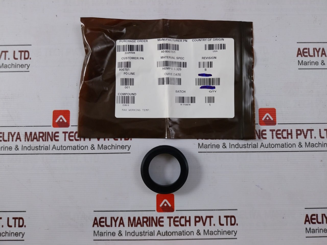 Ge 900600-rk Seal Element Kit 1.50 Wedge O-ring 70 Duro 2-231 (103655)