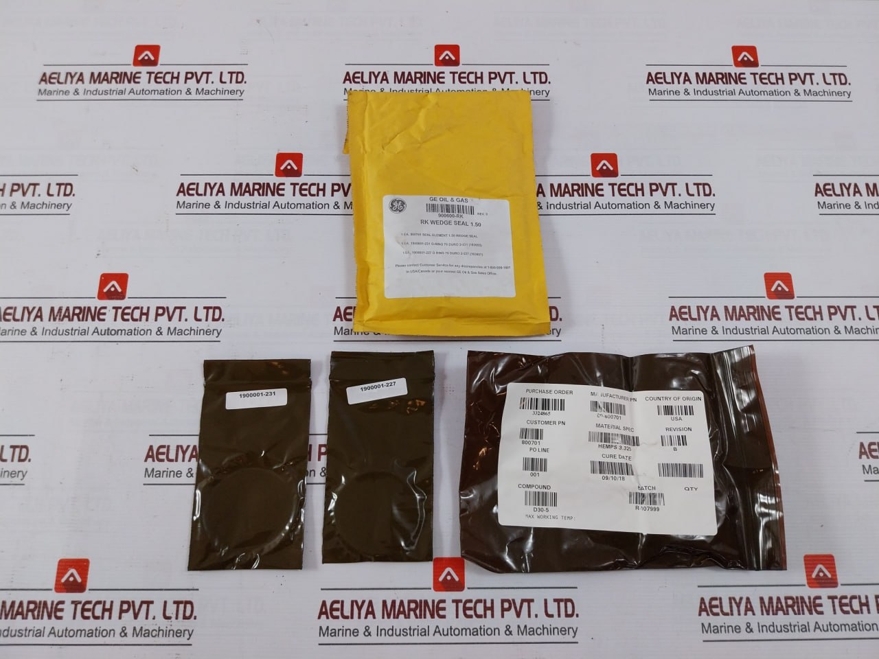 Ge 900600-rk Wedge Seal Repair Application Bop Kit Rev.B