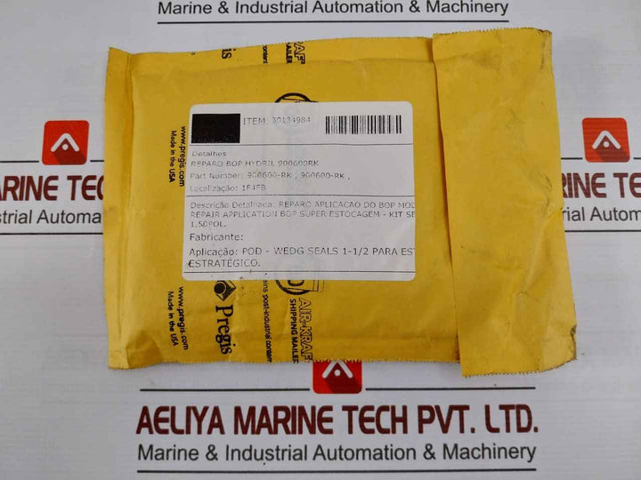 Ge 900600-rk Wedge Seal Repair Application Bop Kit Rev.B