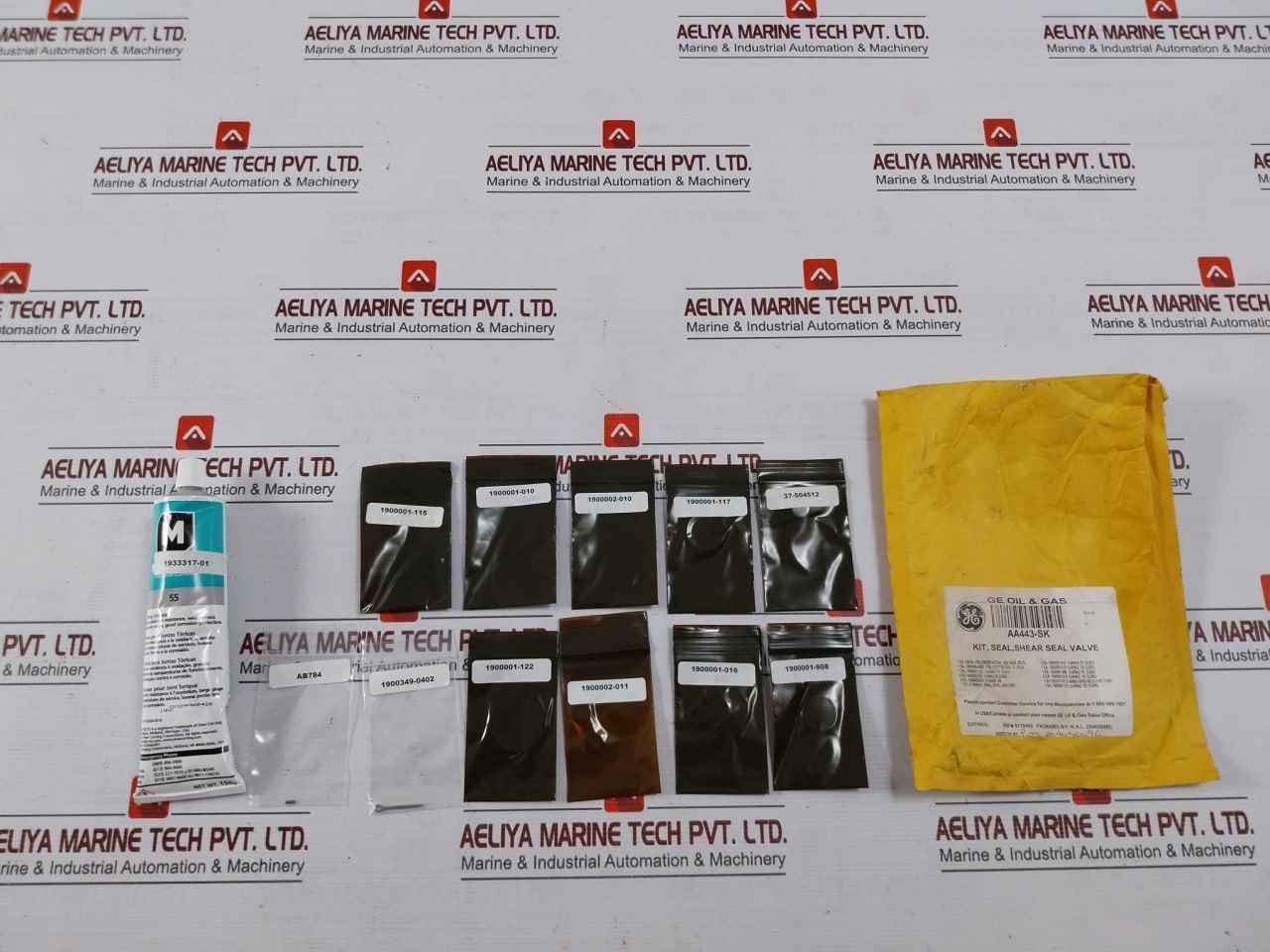 Ge Aa443-sk Shear Seal Valve Kit Rev.H Ab784 Cotter 5/64 X.75Lg