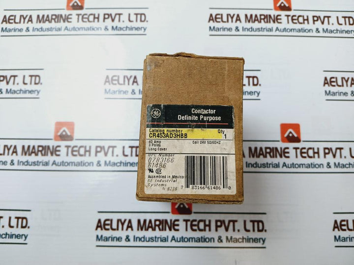 Ge Cr453Ad3Hbb Contactor 3 Pole 50/60Hz
