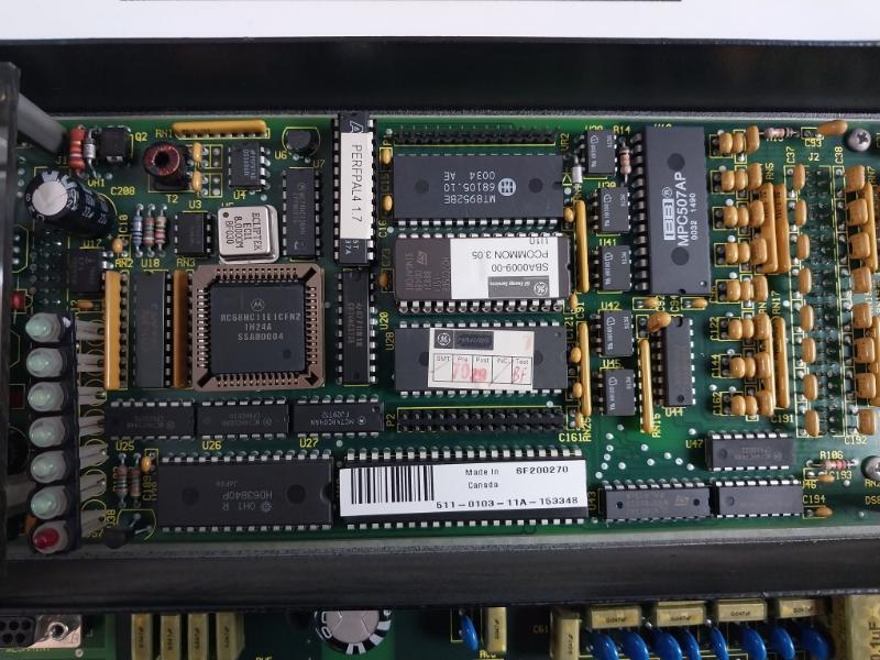 Ge Energy Wesdac D20 Ahv2 Logic Panel Analog Select Input Module Sf200270